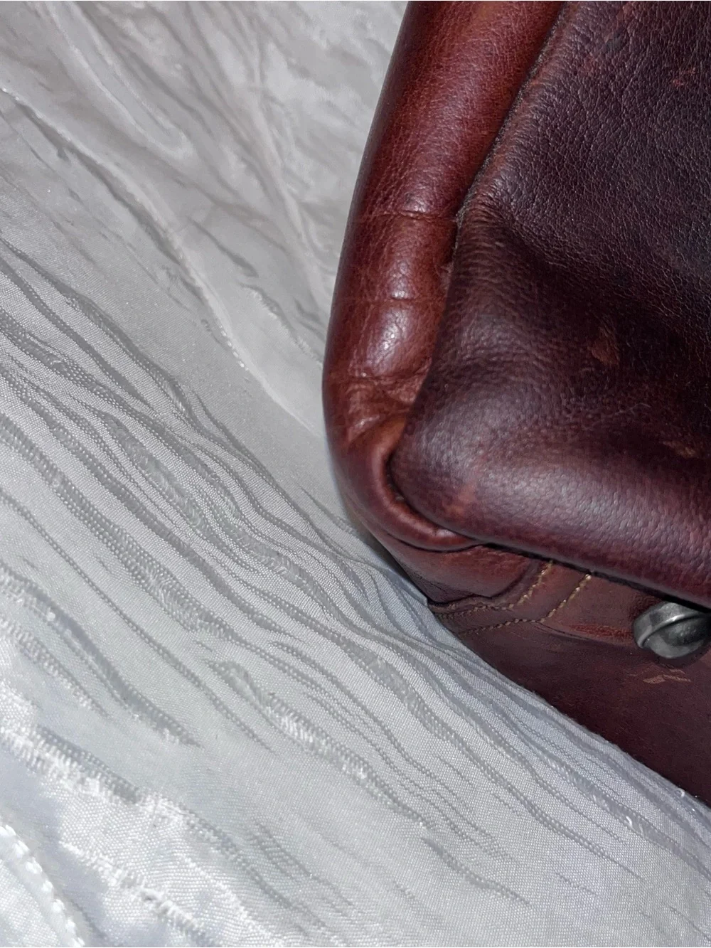 Jack George’s Full Grain Leather Tote Briefcase NWOT